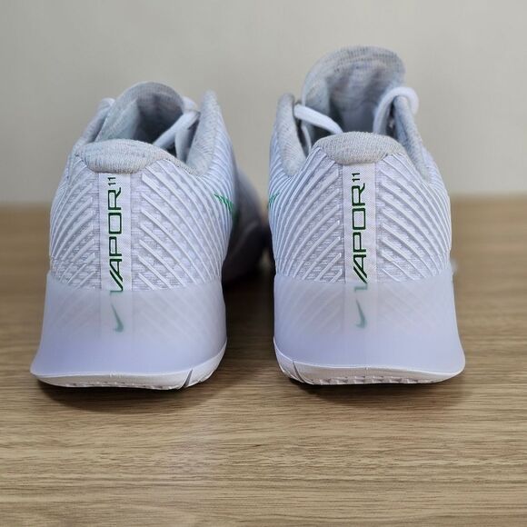 Nike Court Air Zoom Vapor 11 HC White Kelly Green Women's 9 Tennis DR6965-102 SE - Picture 10 of 16